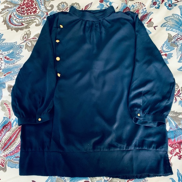 NWT- NY&CO MOCK-NECK BLOUSE - Picture 7 of 10